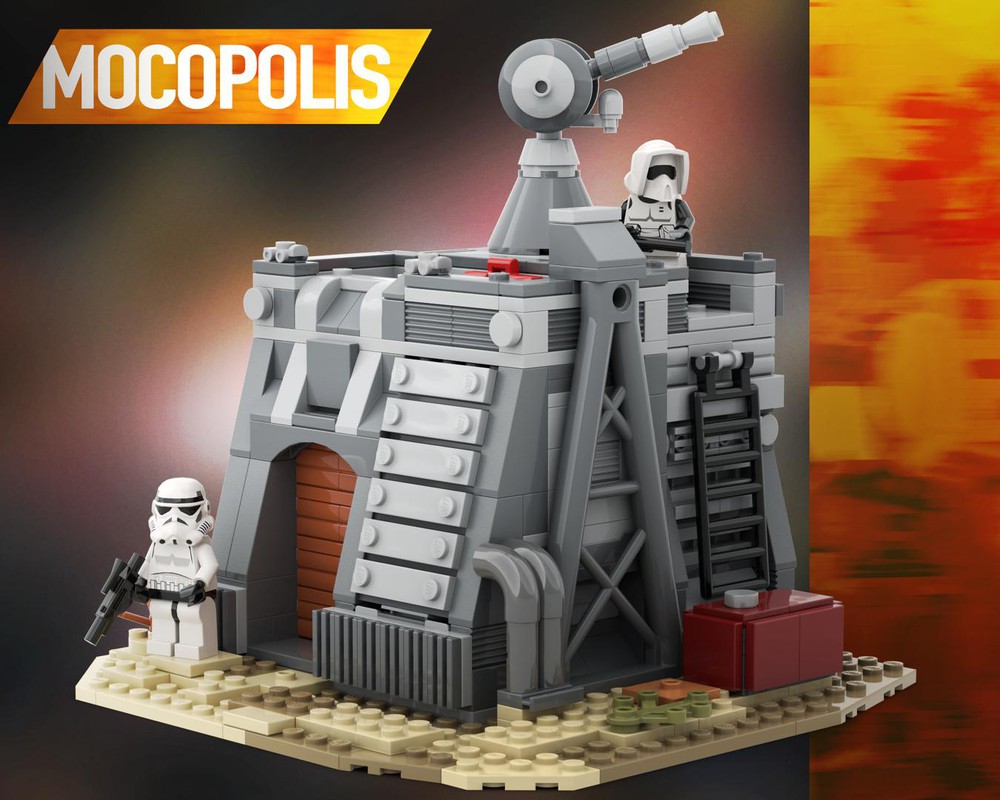 Lego Moc Sw Empire Outpost Base On Tatooine By Mocopolis