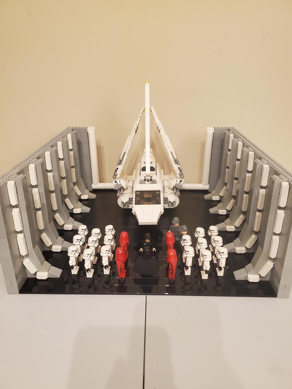 Lego Moc Return Of The Jedi Diorama The Emperor Arrives Shuttle Bay