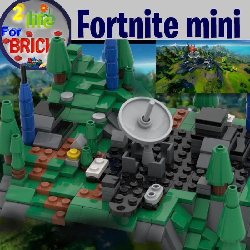 Lego Moc Fortnite Battle Royale Mini Io Base Defiant Dish Rick