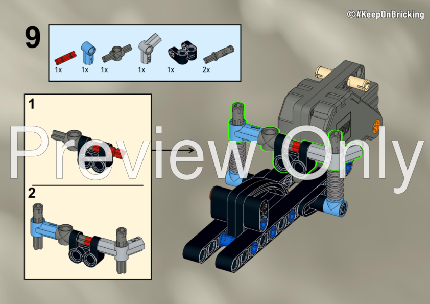 LEGO MOC 42134 Monster Trucker by Keep On Bricking Rebrickable