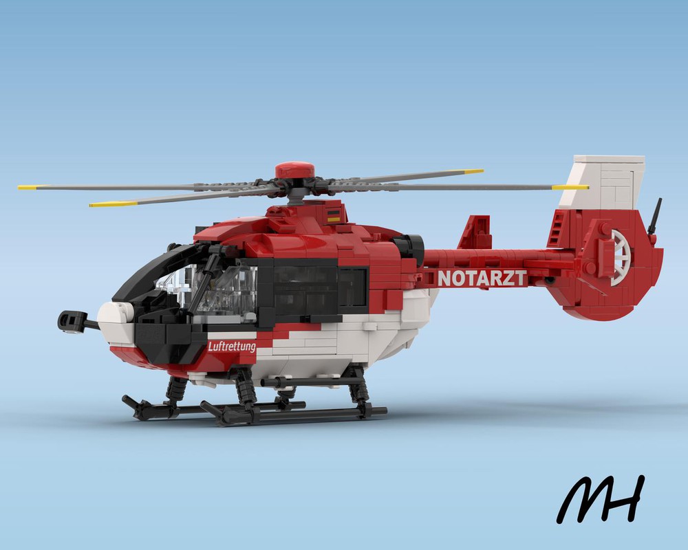 LEGO MOC Airbus H135 (DRF) by sebigwon | Rebrickable - Build with LEGO