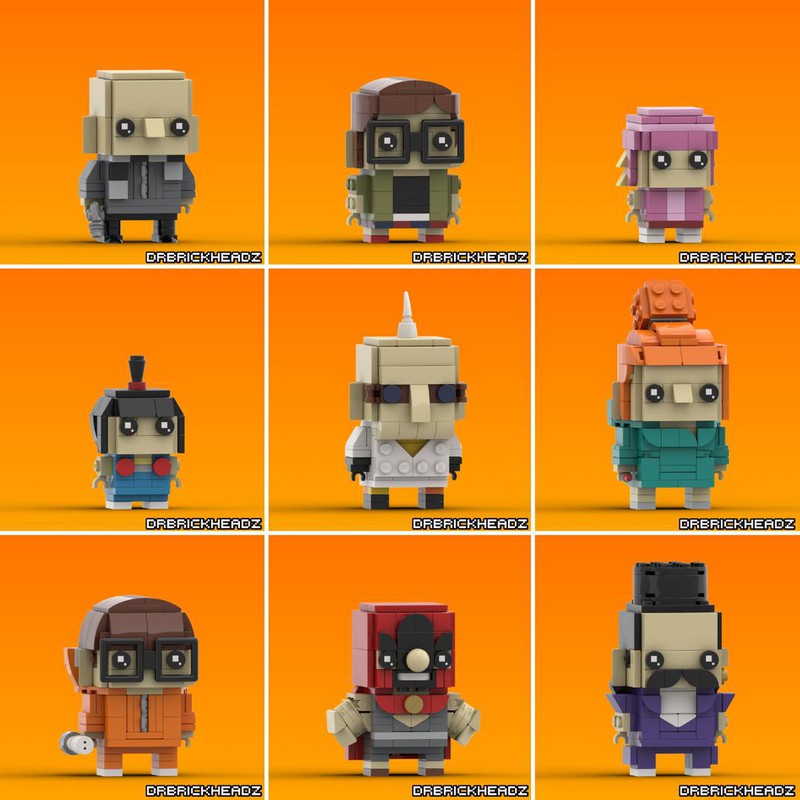 LEGO MOC Despicable Me Brickheadz Collection By DrBrickheadz ...