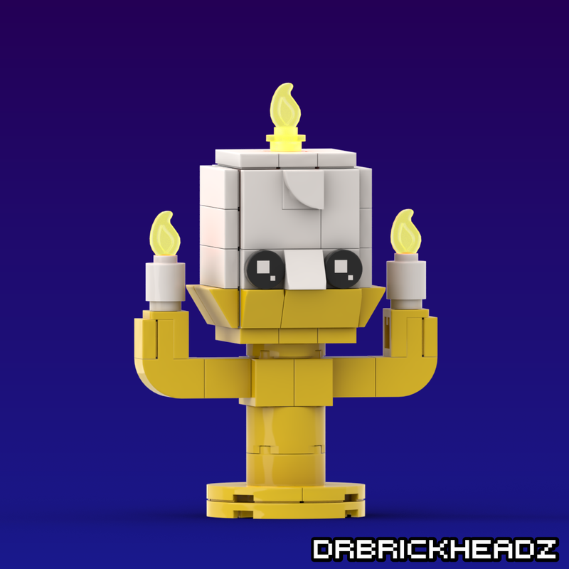 LEGO MOC Lumiere (Beauty and the Beast) Custom Brickheadz by