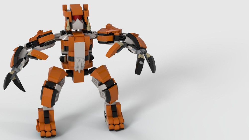 LEGO MOC Tiger Mech by Chridat | Rebrickable - Build with LEGO