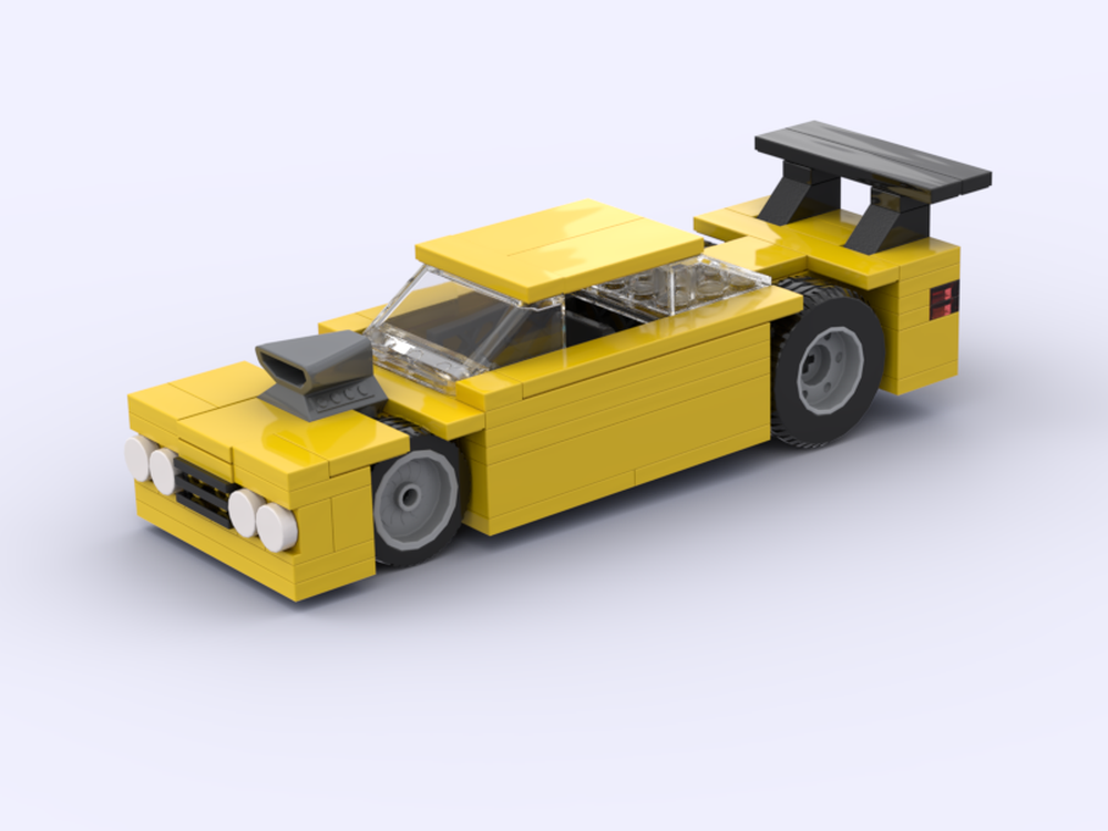 LEGO MOC Drag car by SmartLTC | Rebrickable - Build with LEGO