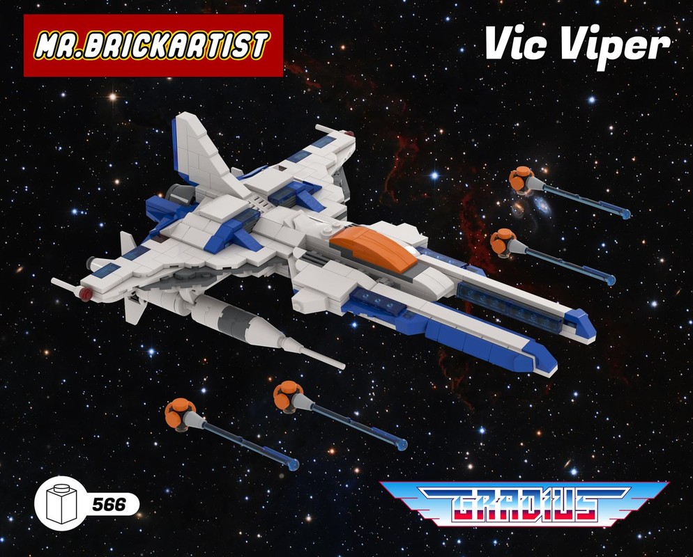 Maquette Gradius V 1/144 Model Kit Vic Viper Ver