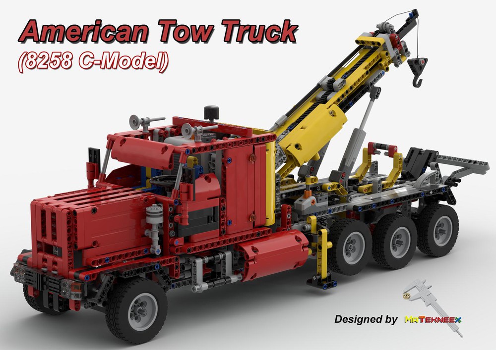 LEGO MOC Tow Truck (8258 C-Model) by MrTekneex | Rebrickable - Build ...