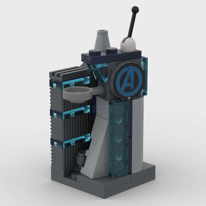Lego Moc Avengers Tower Diorama By Ghost Brick Rebrickable Build