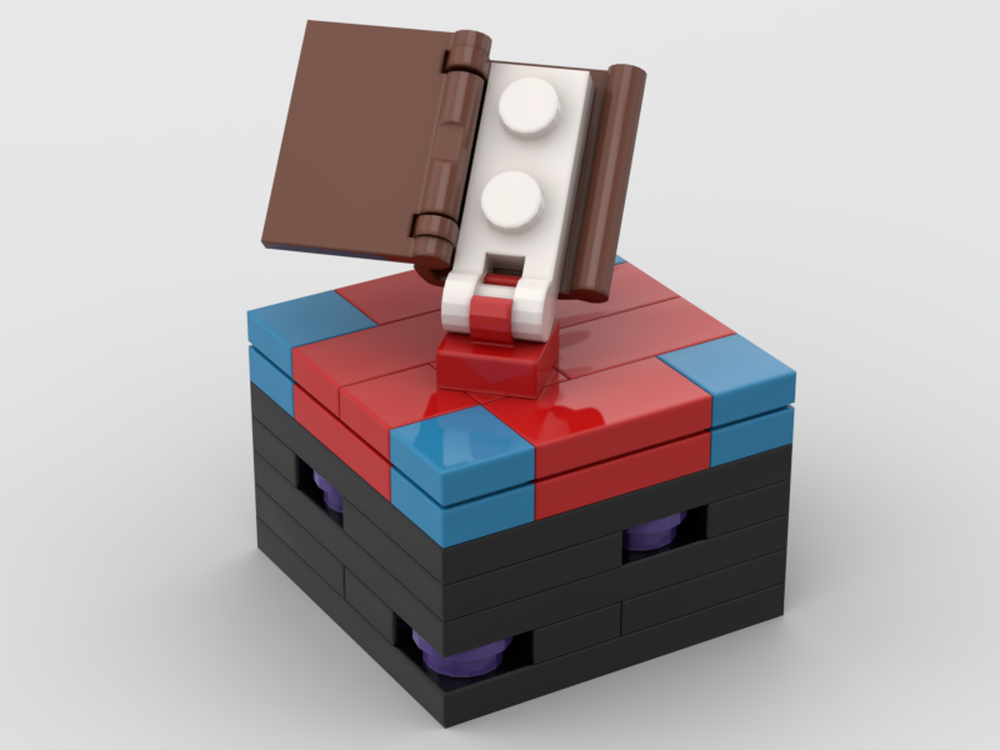 LEGO MOC Enchanting Table (Bigfig Scale) by builditmac | Rebrickable ...