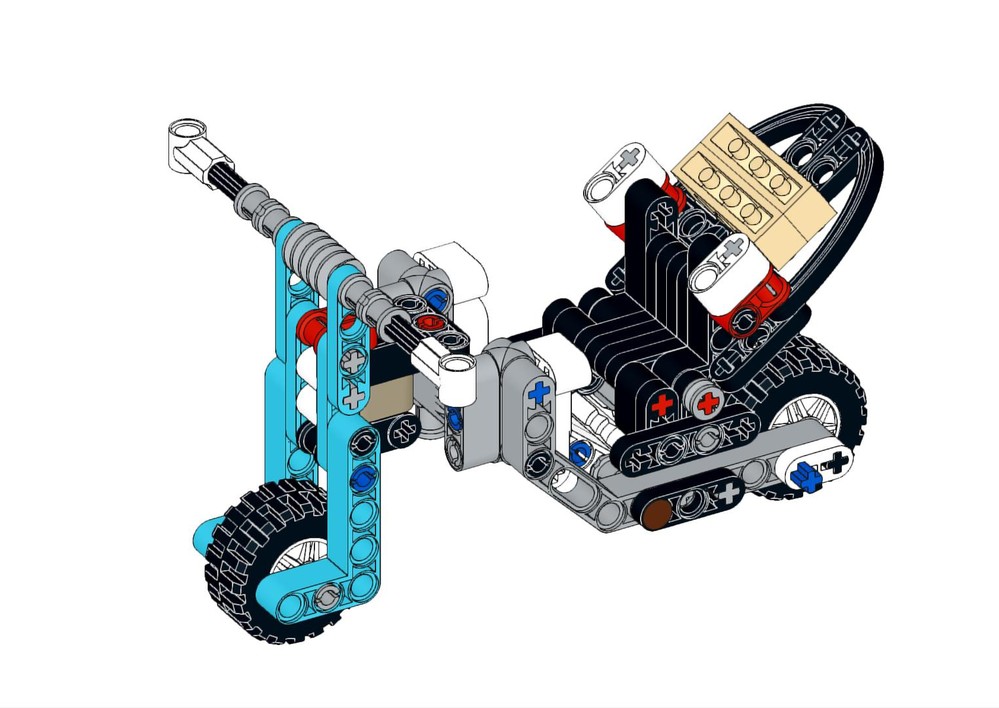 LEGO MOC Scooter by NARP | Rebrickable - Build with LEGO