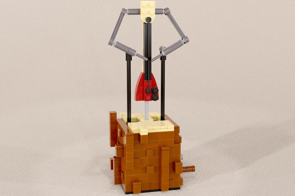 LEGO MOC ANIMUSIC 2 Pogo Sticks by OverRaptor Rebrickable Build