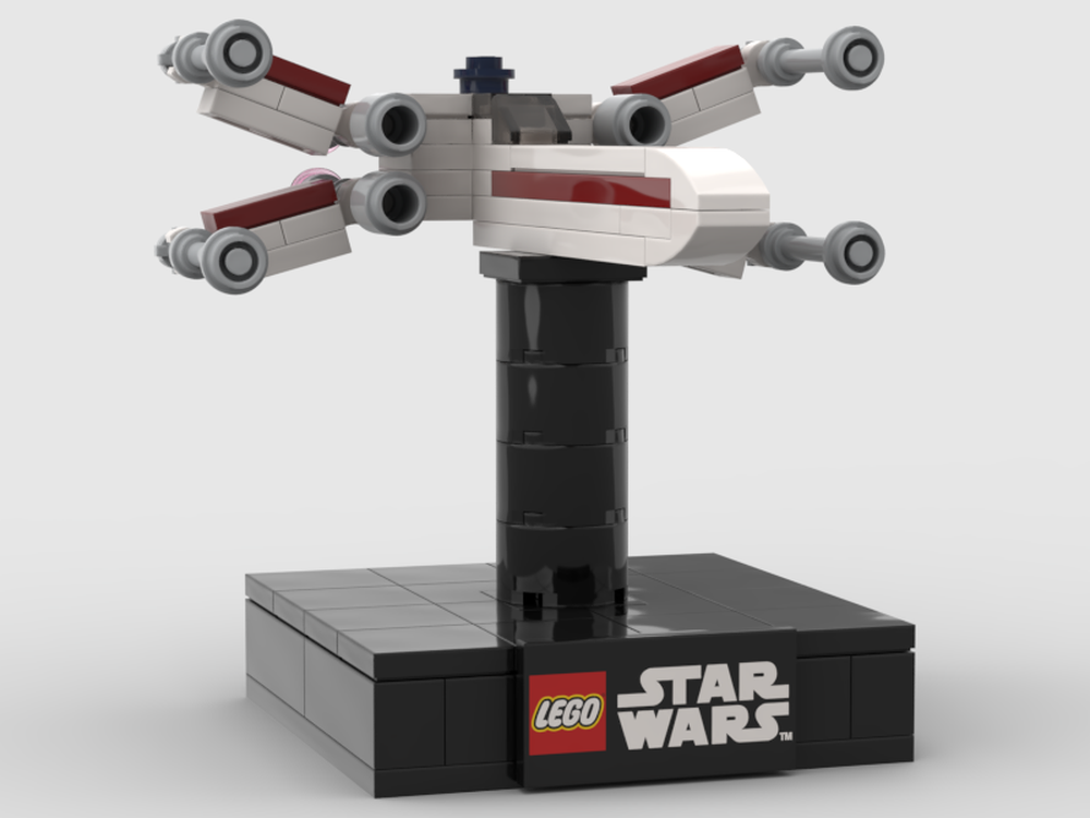 LEGO MOC X Wing Microfighter Display Stand by steineonkel Rebrickable