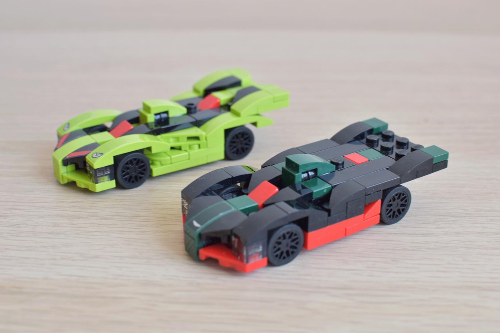 LEGO MOC 2 Retro Prototype Racing cars from 2x 30434 by SomeDude ...