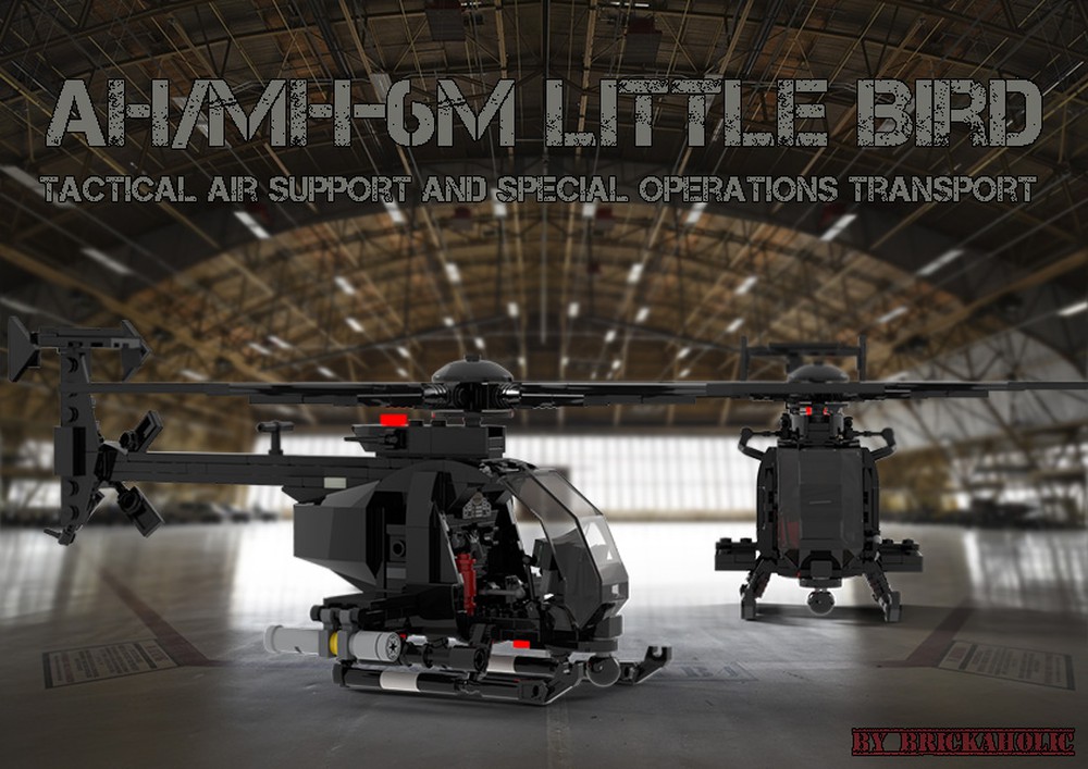 LEGO MOC AH/MH-6M Lego Little Bird-Killer Egg Helicopter by Darcanj ...