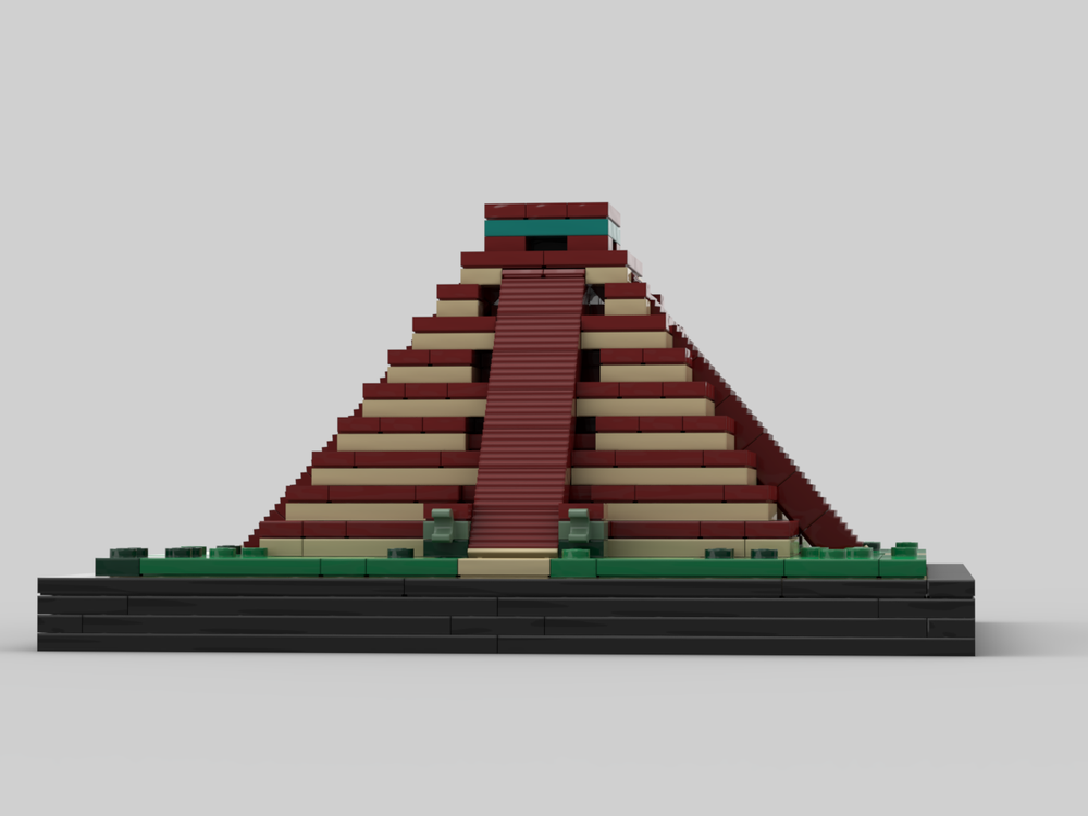LEGO MOC 1/500 Series: Mayan Temple of Kukulcan (El Castillo); Chichén ...