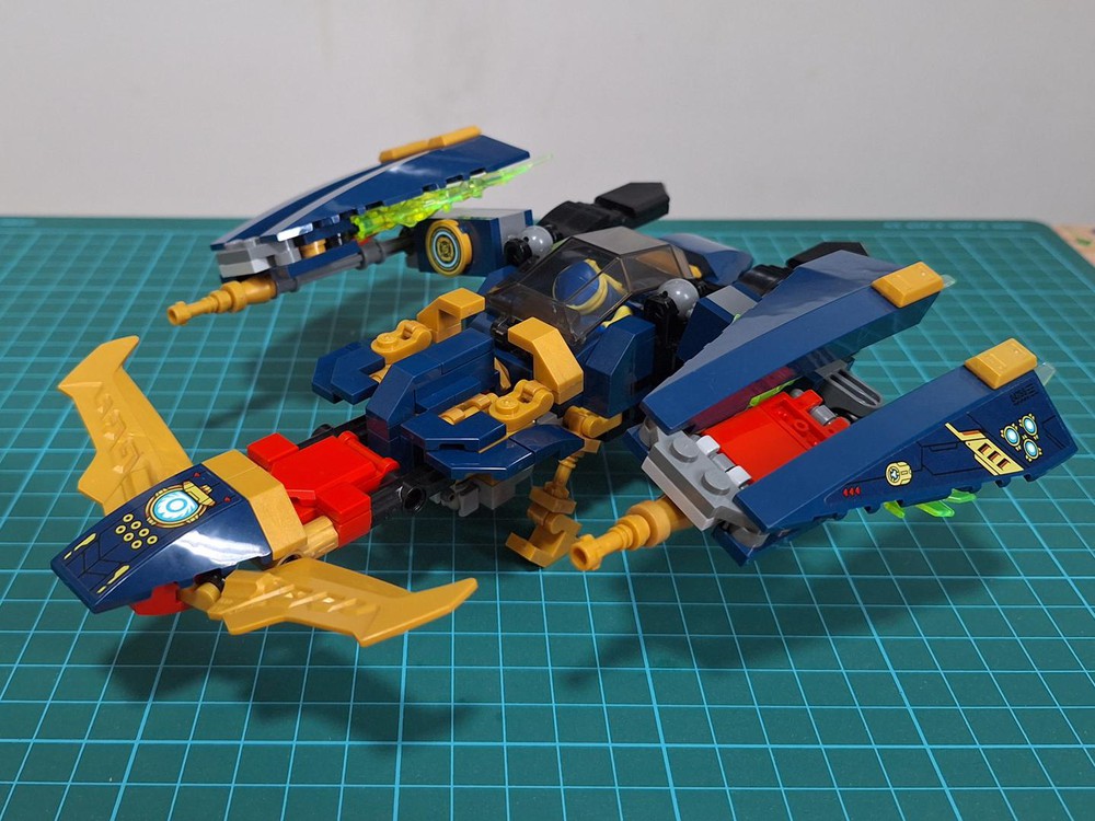 LEGO MOC Ninja Ultra Combo Mech 71765 - Part 5 Jay's Lightning Rider by ...