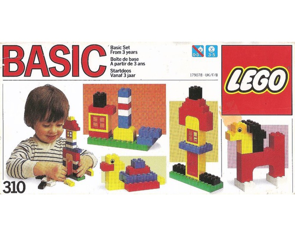 LEGO Set 310-4 Basic Building Set (1985 Universal Building Set