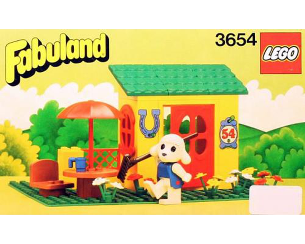 Lego Fabuland レゴファビュランド 3654 田舎のコテージ-