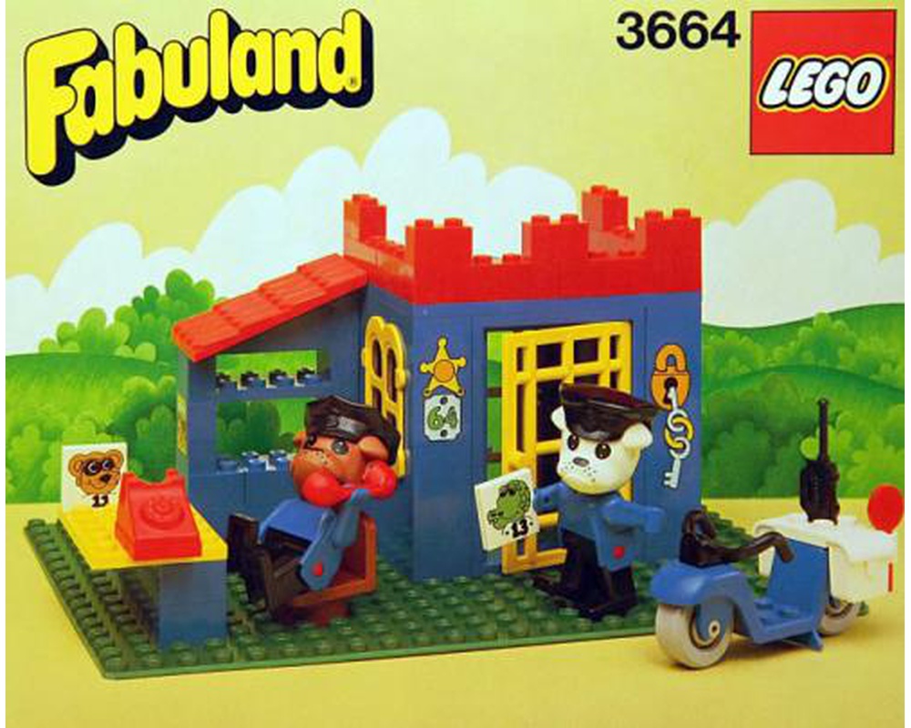 LEGO Set 3664-1 Police Station (1984 Fabuland) | Rebrickable