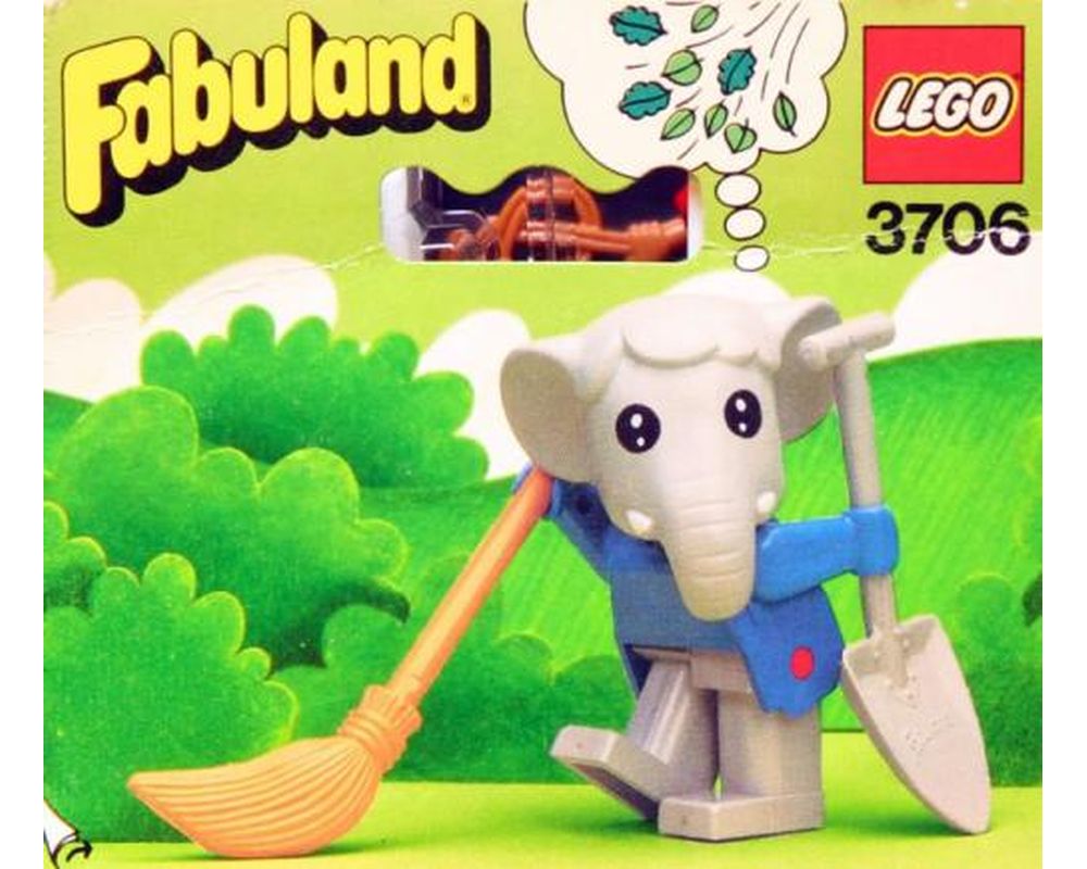 LEGO Set 3706-1 Ernie Elephant (1982 Fabuland) | Rebrickable