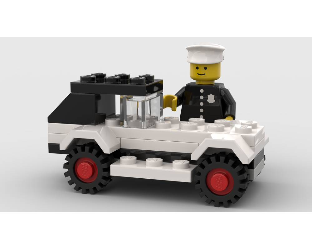 LEGO Set 6600-1-b2 Unmarked Car (1981 Town > Classic Town