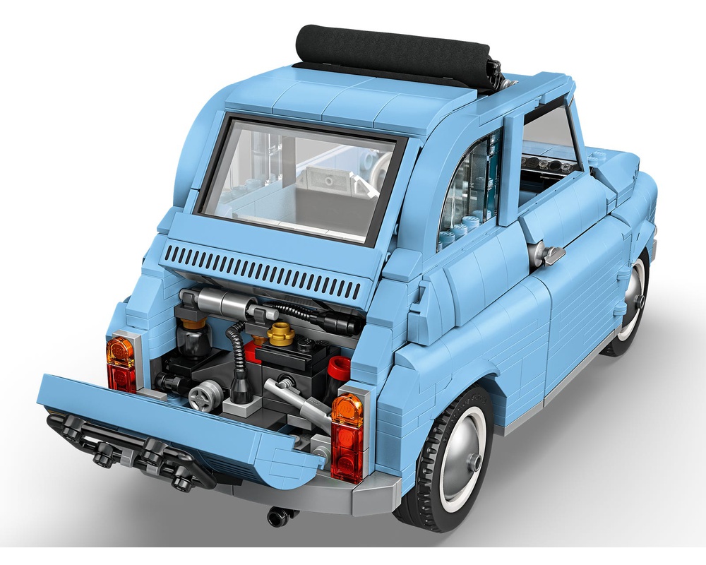 LEGO Set 77942-1 Fiat 500 - Bright Light Blue Version (2021