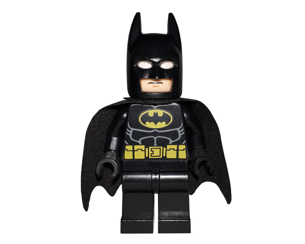 LEGO Set fig-000032 Batman, Black Suit, Black Cape and Cowl, Yellow ...