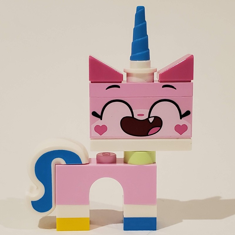 LEGO Set fig-010353 Unikitty, Dark Azure Foot, Closed Eyes (2018 ...